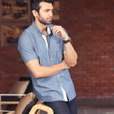 Short Sleeve Chambray